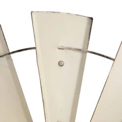 Buy 🛒 Glitzhome® 28.5" Beige Metal Wind Spinner Wall Décor 🔥 -Glitzhome Sales D353172S 8