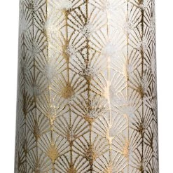 Brand new 🥰 Glitzhome® Gold & White Vintage Metal Vase Set 🔥 -Glitzhome Sales D353176S 6