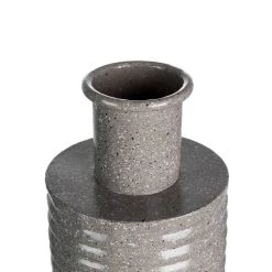 Cheap 🎉 Glitzhome® Two-Tone Gray & Brown Metal Farmhouse Vase Set 💯 -Glitzhome Sales D353182S 5