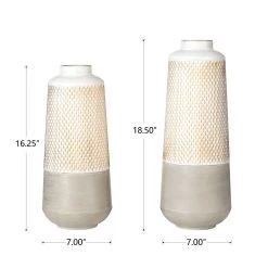 Best reviews of β¨ Glitzhome® Textured Metal Modern Vase Set π― 13 Best reviews of β¨ Glitzhome® Textured Metal Modern Vase Set π― -Glitzhome Sales D353186S 5
