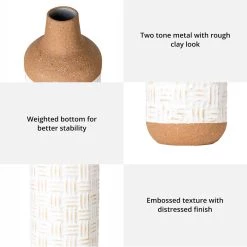 Flash Sale π€© Glitzhome® Metal Decorative Vase Set βοΈ 12 Flash Sale π€© Glitzhome® Metal Decorative Vase Set βοΈ -Glitzhome Sales D353187S 4