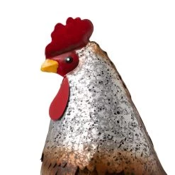 Brand new π Glitzhome® 15" Galvanized Metal Hen Statue π€© 11 Brand new π Glitzhome® 15" Galvanized Metal Hen Statue π€© -Glitzhome Sales D353191S 3