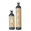 Coupon ⭐ Glitzhome® Gold & Black Metal Boho Decorative Vase Set 😍 -Glitzhome Sales D353201S 1