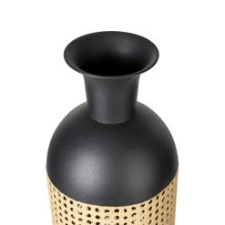 Coupon ⭐ Glitzhome® Gold & Black Metal Boho Decorative Vase Set 😍 -Glitzhome Sales D353201S 6