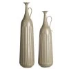 New π Glitzhome® Wavy Striped Metal Boho Vase with Handles Set π― 1 New π Glitzhome® Wavy Striped Metal Boho Vase with Handles Set π― -Glitzhome Sales D368452S 1