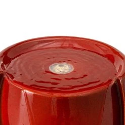 Best deal 🌟 Glitzhome® 21" Red LED Ceramic Fountain 💯 -Glitzhome Sales D368458S 6