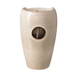 Outlet 🎉 Glitzhome® 21" Sand Beige LED Ceramic Fountain 🌟 -Glitzhome Sales D368459S 8