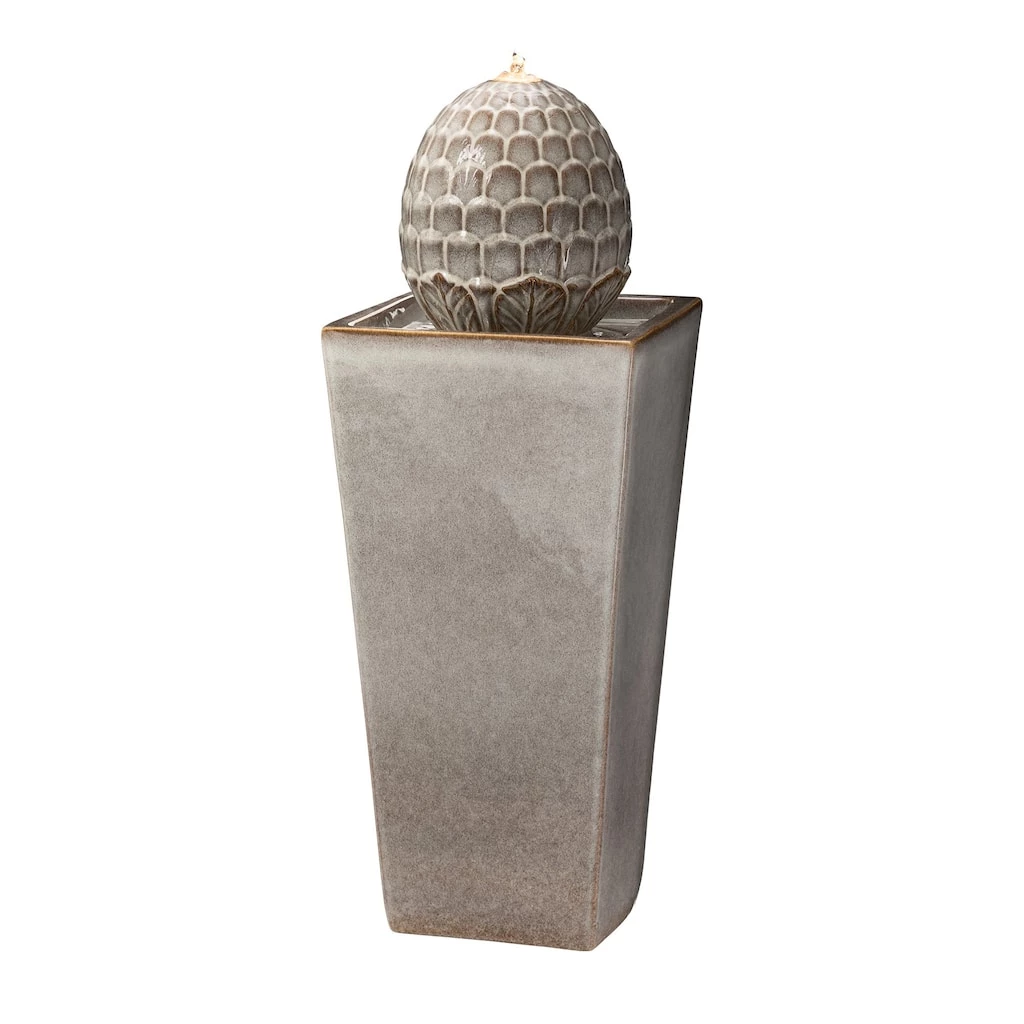 Brand new π₯° Glitzhome® 36" Oversized Sand Beige LED Ceramic Pedestal Fountain π€© 3 Brand new π₯° Glitzhome® 36" Oversized Sand Beige LED Ceramic Pedestal Fountain π€©