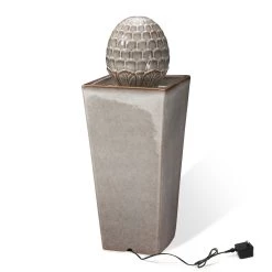 Brand new π₯° Glitzhome® 36" Oversized Sand Beige LED Ceramic Pedestal Fountain π€© 17 Brand new π₯° Glitzhome® 36" Oversized Sand Beige LED Ceramic Pedestal Fountain π€© -Glitzhome Sales D368462S 8