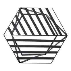 Hot Sale ✨ Glitzhome® Modern Hexagon Black Metal Planter Set 😀 -Glitzhome Sales D368465S 7