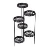 Cheap 🔔 Glitzhome® 6-Tier Black Metal Plant Stand 😍 -Glitzhome Sales D368470S 1 1