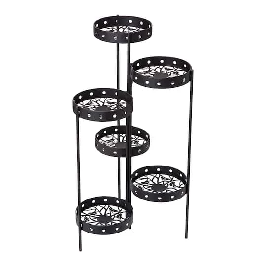Cheap π Glitzhome® 6-Tier Black Metal Plant Stand π 9 Cheap π Glitzhome® 6-Tier Black Metal Plant Stand π - Image 7