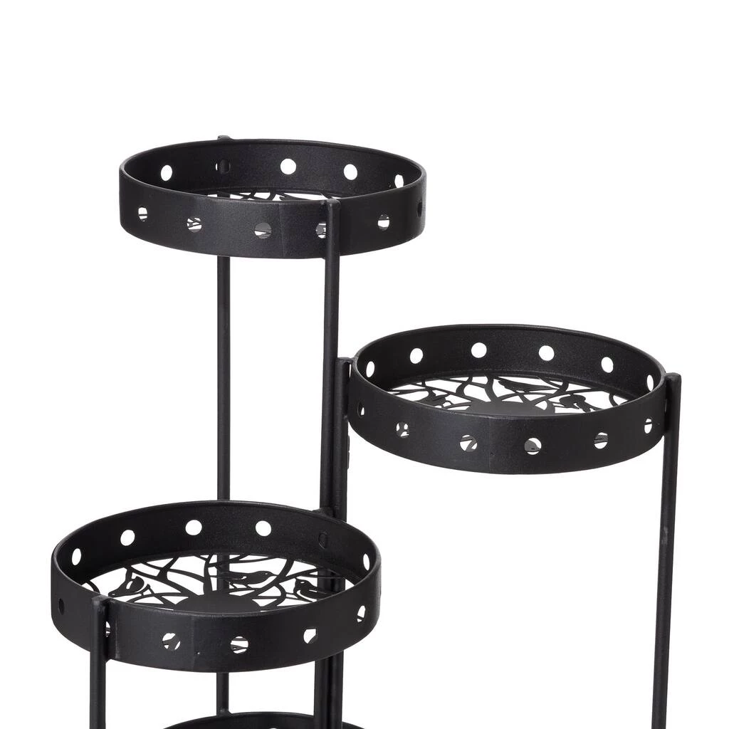 Cheap π Glitzhome® 6-Tier Black Metal Plant Stand π 8 Cheap π Glitzhome® 6-Tier Black Metal Plant Stand π - Image 6