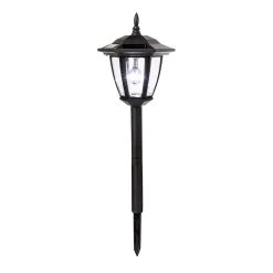 Best Sale π Glitzhome® 25.5" Solar Powered LED Light with Ground Stake & Mounting Pole π