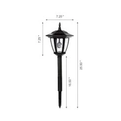 Best Sale π Glitzhome® 25.5" Solar Powered LED Light with Ground Stake & Mounting Pole π 13 Best Sale π Glitzhome® 25.5" Solar Powered LED Light with Ground Stake & Mounting Pole π -Glitzhome Sales D383186S 4