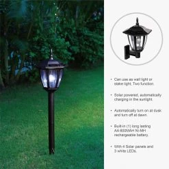 Best Sale π Glitzhome® 25.5" Solar Powered LED Light with Ground Stake & Mounting Pole π 14 Best Sale π Glitzhome® 25.5" Solar Powered LED Light with Ground Stake & Mounting Pole π -Glitzhome Sales D383186S 5