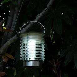 Best Sale ✔️ Glitzhome® 20" Dual Mode Solar Powered LED Insect Catcher Light with Hanger & Stake ✔️ -Glitzhome Sales D383187S 3