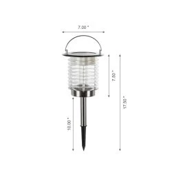 Best Sale ✔️ Glitzhome® 20" Dual Mode Solar Powered LED Insect Catcher Light with Hanger & Stake ✔️ -Glitzhome Sales D383187S 5