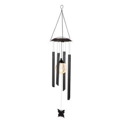 Buy π― Glitzhome® 32" Solar Powered LED Wind Chime Light π