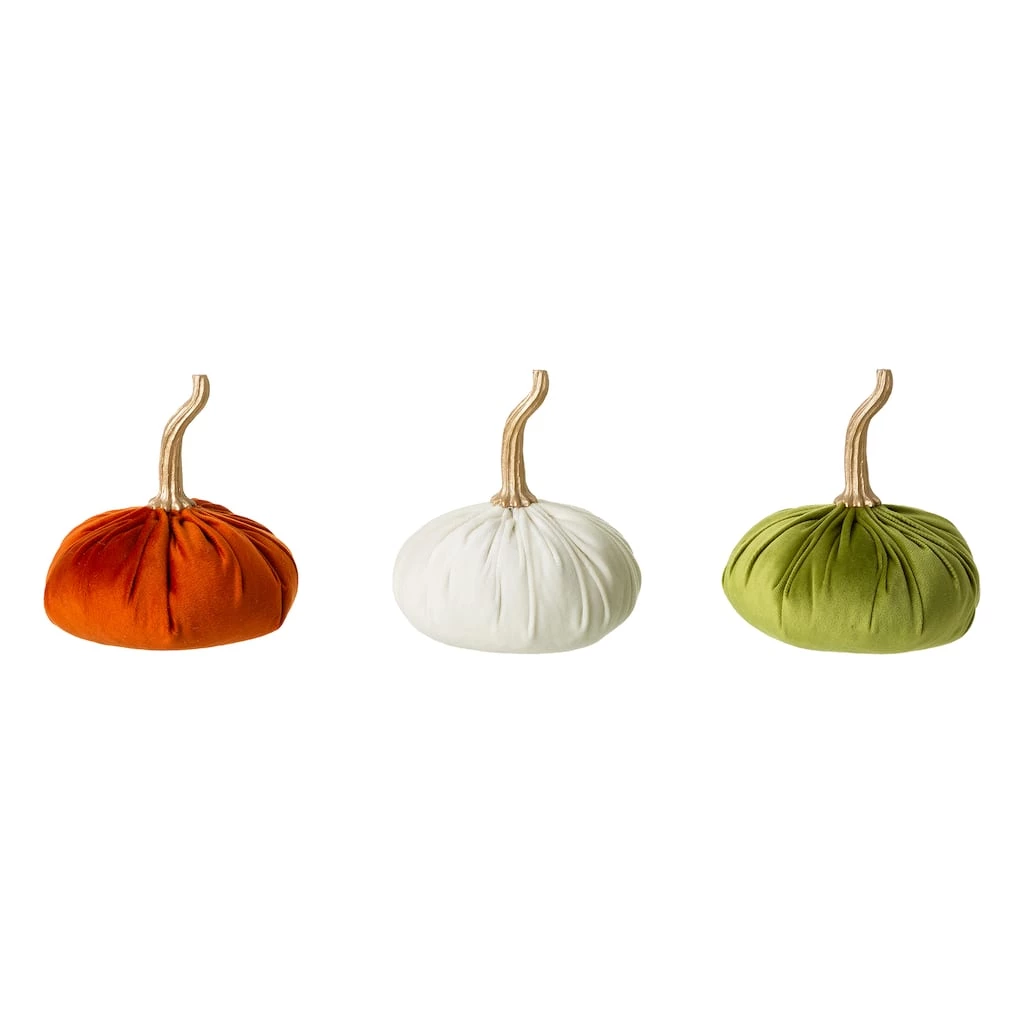 Deals π₯ Glitzhome® Colorful Velvet Pumpkins Set π 3 Deals π₯ Glitzhome® Colorful Velvet Pumpkins Set π