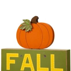 Hot Sale 🌟 Glitzhome® 12" LED Lighted Fall Wooden Block Word Sign 🎉 -Glitzhome Sales D401485S 6