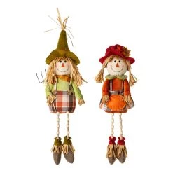 Top 10 β Glitzhome® Fall Fabric Scarecrow Shelf Sitters Set π