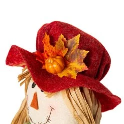Top 10 ⌛ Glitzhome® Fall Fabric Scarecrow Shelf Sitters Set 😀 -Glitzhome Sales D401488S 7