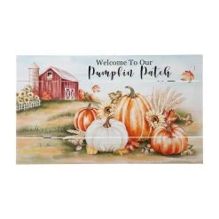 Cheapest π€© Glitzhome® Fall Wooden Pumpkin Patch Wall Sign β¨