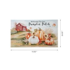 Cheapest 🤩 Glitzhome® Fall Wooden Pumpkin Patch Wall Sign ✨ -Glitzhome Sales D401489S 3