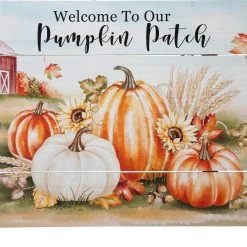 Cheapest 🤩 Glitzhome® Fall Wooden Pumpkin Patch Wall Sign ✨ -Glitzhome Sales D401489S 5