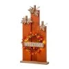 New ⌛ Glitzhome® 30" Fall Lighted Pumpkin & Wreath Décor ⌛ -Glitzhome Sales D401497S 1