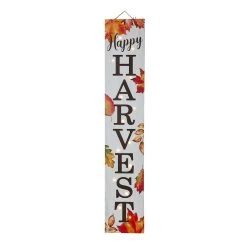 Wholesale β Glitzhome® 42" Fall Lighted Maple Leaves Wooden Porch Sign π
