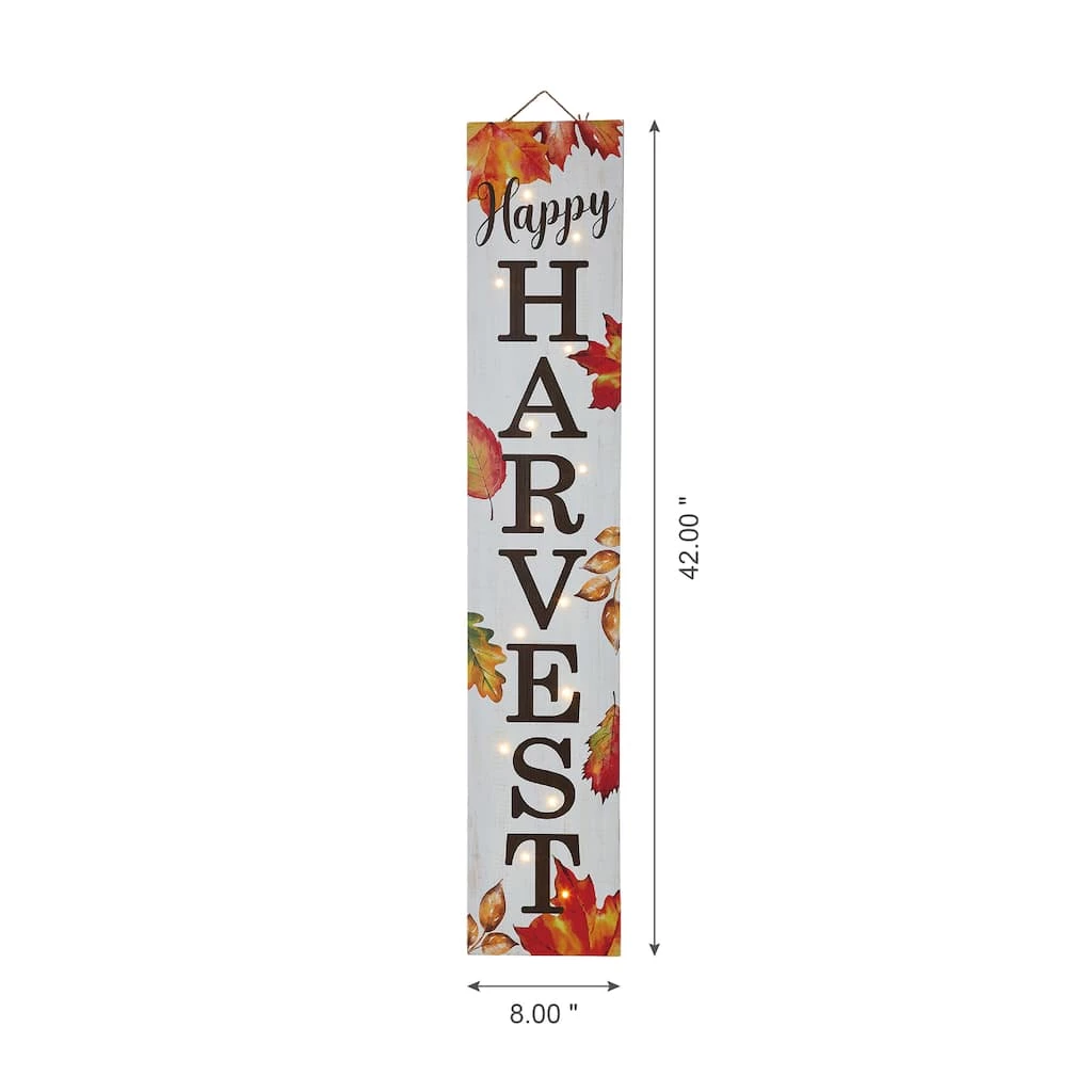 Wholesale β Glitzhome® 42" Fall Lighted Maple Leaves Wooden Porch Sign π 5 Wholesale β Glitzhome® 42" Fall Lighted Maple Leaves Wooden Porch Sign π - Image 3