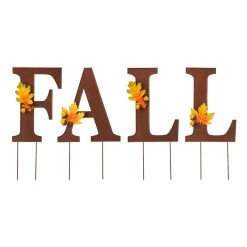 Wholesale 🔥 Glitzhome® 24" Fall Metal Yard Stake or Standing Décor 🧨
