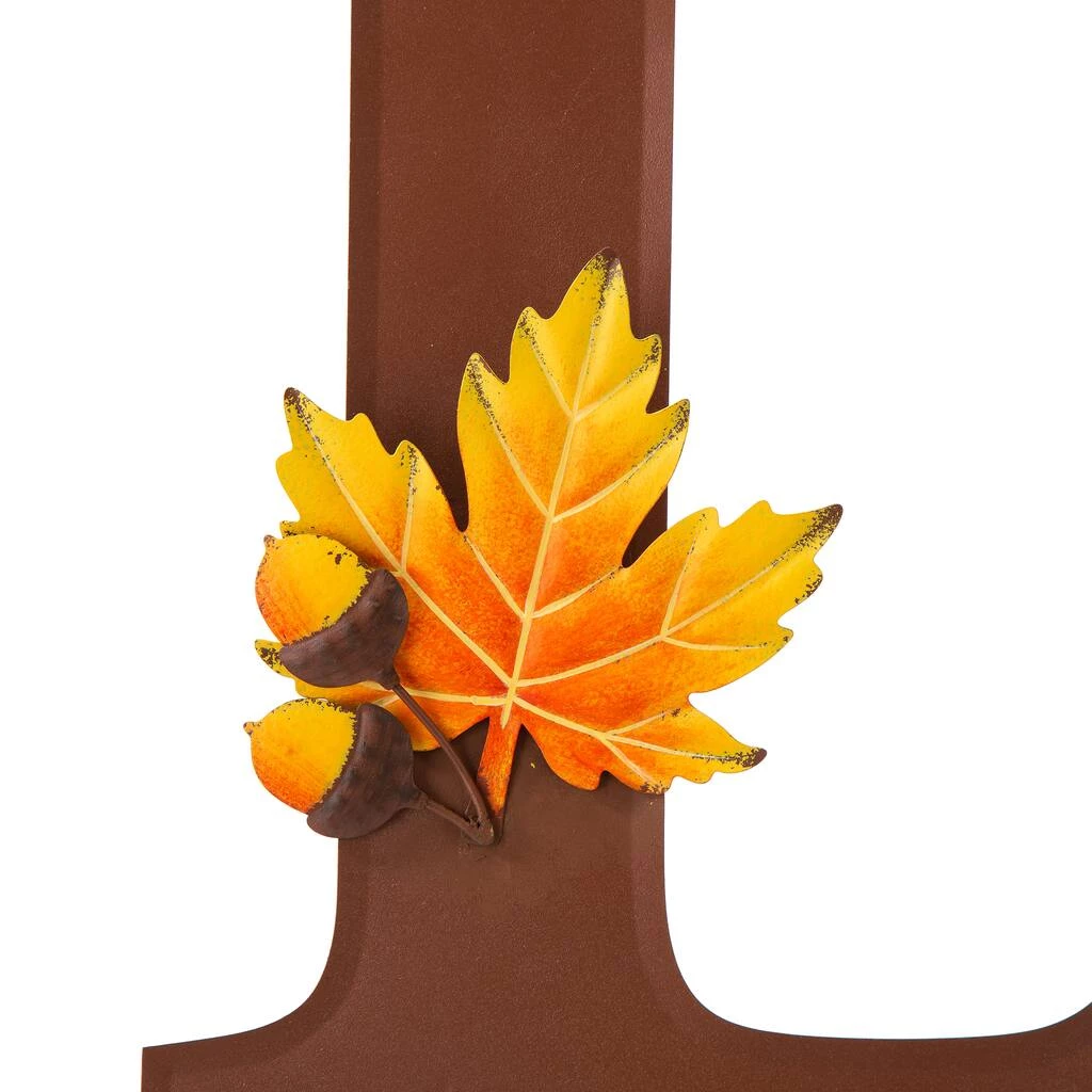 Wholesale π₯ Glitzhome® 24" Fall Metal Yard Stake or Standing Décor 𧨠10 Wholesale π₯ Glitzhome® 24" Fall Metal Yard Stake or Standing Décor 𧨠- Image 8