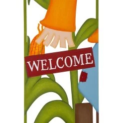 Cheapest 🛒 Glitzhome® 41.5" Fall Scarecrow & Corn Combo Metal Yard Stake 🧨 -Glitzhome Sales D401502S 6
