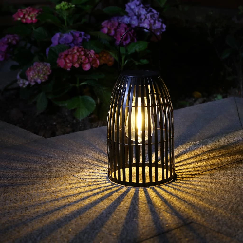 Budget ๐ Glitzhome® 10" Woven Solar Powered Outdoor Hanging Lantern ๐ 5 Budget ๐ Glitzhome® 10" Woven Solar Powered Outdoor Hanging Lantern ๐ - Image 3