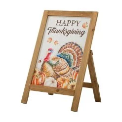 Cheapest π Glitzhome® 24" πͺ Thanksgiving Turkey Easel Porch Sign π
