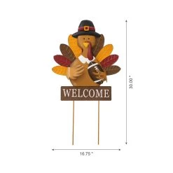Cheapest π Glitzhome® 30" πͺ Thanksgiving Turkey Metal Yard Stake or Hanging Wall Décor π 10 Cheapest π Glitzhome® 30" πͺ Thanksgiving Turkey Metal Yard Stake or Hanging Wall Décor π -Glitzhome Sales D403302S 3