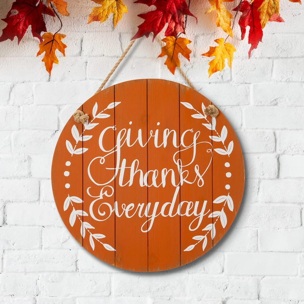 Flash Sale π₯ Glitzhome® 15" Orange πͺ Thanksgiving Wall Sign π 4 Flash Sale π₯ Glitzhome® 15" Orange πͺ Thanksgiving Wall Sign π - Image 2