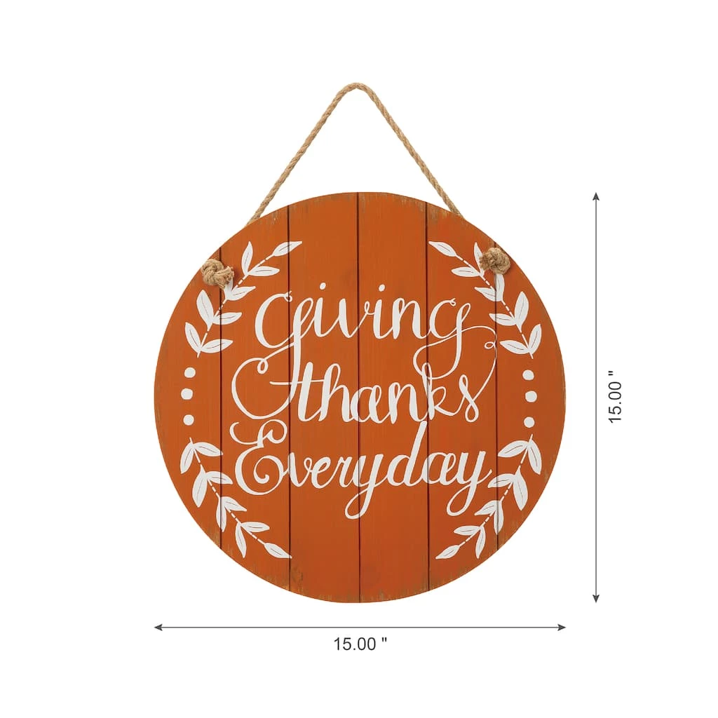 Flash Sale π₯ Glitzhome® 15" Orange πͺ Thanksgiving Wall Sign π 5 Flash Sale π₯ Glitzhome® 15" Orange πͺ Thanksgiving Wall Sign π - Image 3