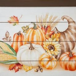 Cheapest 🧨 Glitzhome® 👪 Thanksgiving Wooden Turkey Tray Set 🔔 -Glitzhome Sales D403304S 7