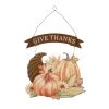 Best deal 💯 Glitzhome® 16" 👪 Thanksgiving Cornucopia Wall Décor 🔔