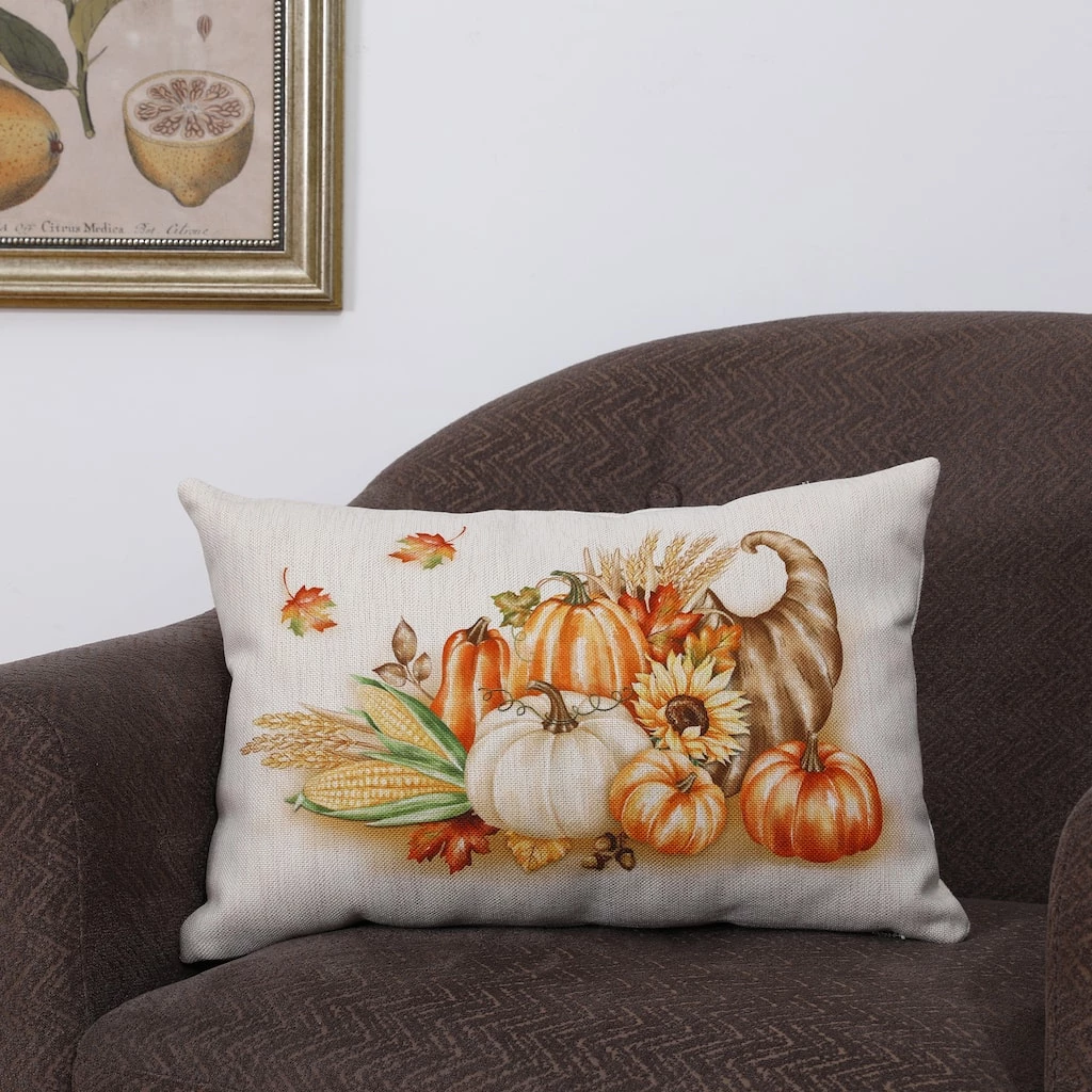 Best reviews of π Glitzhome® Faux Burlap πͺ Thanksgiving Cornucopia Pillow π 4 Best reviews of π Glitzhome® Faux Burlap πͺ Thanksgiving Cornucopia Pillow π - Image 2