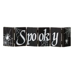 Budget π Glitzhome® 20" π§ Halloween Hinged Table Sign βοΈ
