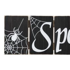 Budget 🔔 Glitzhome® 20" 🧛 Halloween Hinged Table Sign ✔️ -Glitzhome Sales D403311S 7