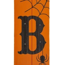 Cheap ❤️ Glitzhome® 42" Lighted 🎃 Halloween BOO Porch Sign 🤩 -Glitzhome Sales D403324S 7