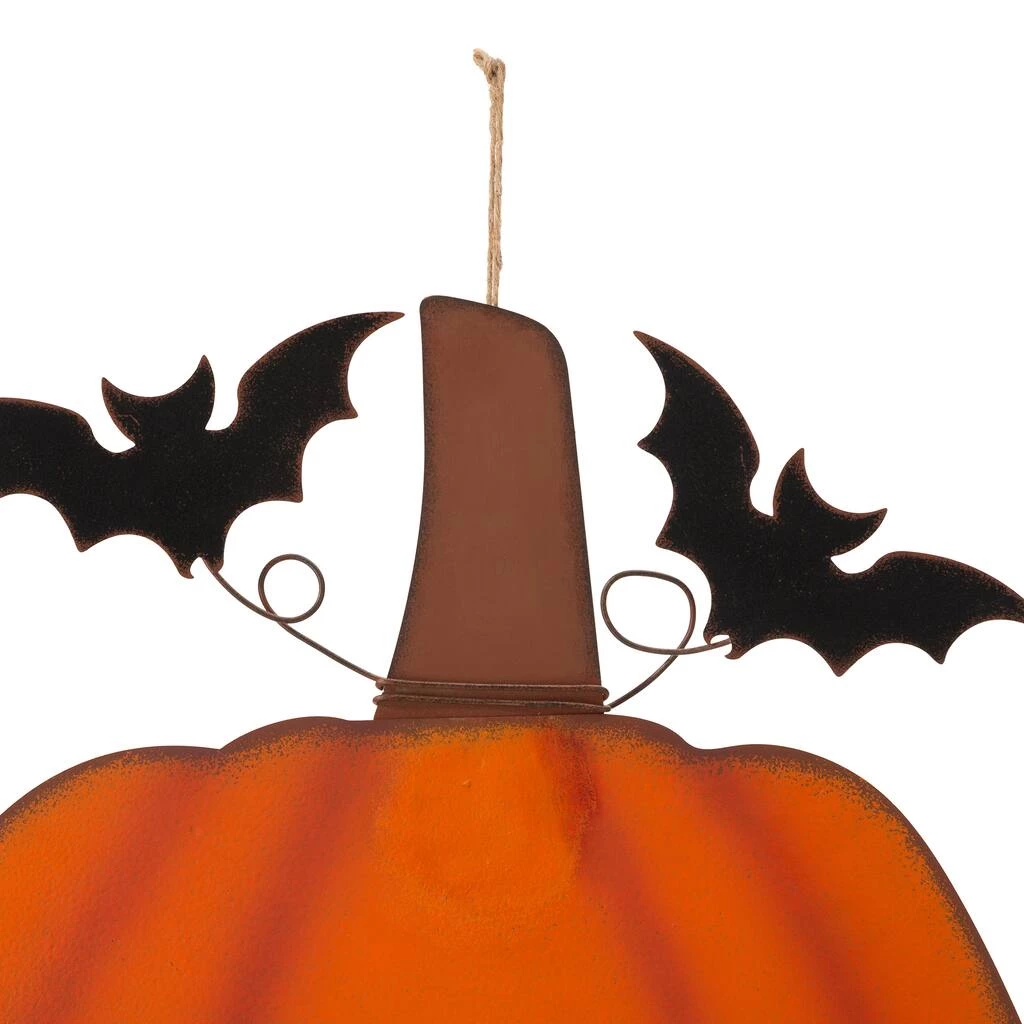 Discount π Glitzhome® 36" Lighted π Halloween Metal Cutout Pumpkin Porch Decor π 8 Discount π Glitzhome® 36" Lighted π Halloween Metal Cutout Pumpkin Porch Decor π - Image 6