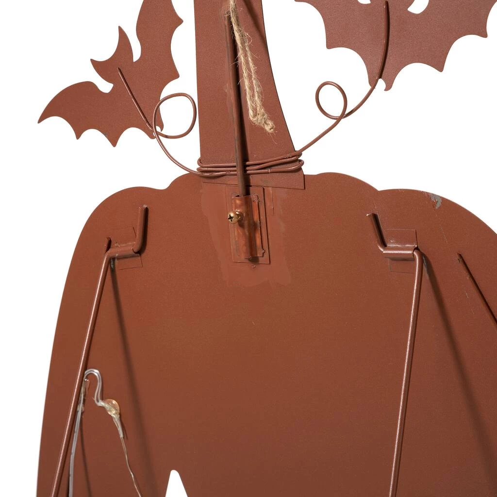Discount π Glitzhome® 36" Lighted π Halloween Metal Cutout Pumpkin Porch Decor π 10 Discount π Glitzhome® 36" Lighted π Halloween Metal Cutout Pumpkin Porch Decor π - Image 8