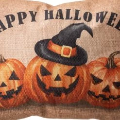 Wholesale π― Glitzhome® Faux Burlap Happy π Halloween Pumpkin Pillow βοΈ 15 Wholesale π― Glitzhome® Faux Burlap Happy π Halloween Pumpkin Pillow βοΈ -Glitzhome Sales D403340S 7